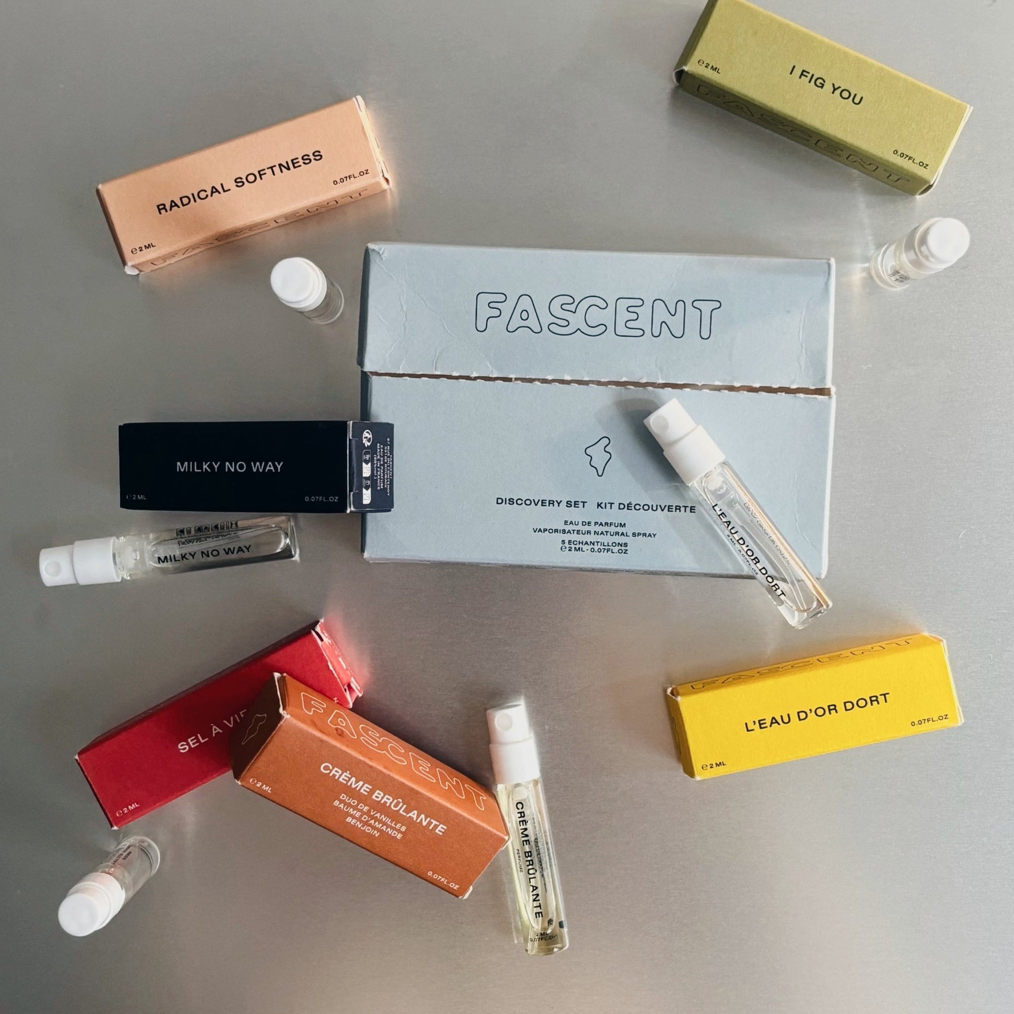 KIT DÉCOUVERTE 5x2ml + échantillon Crème Brûlante 2ml = 6 échantilons