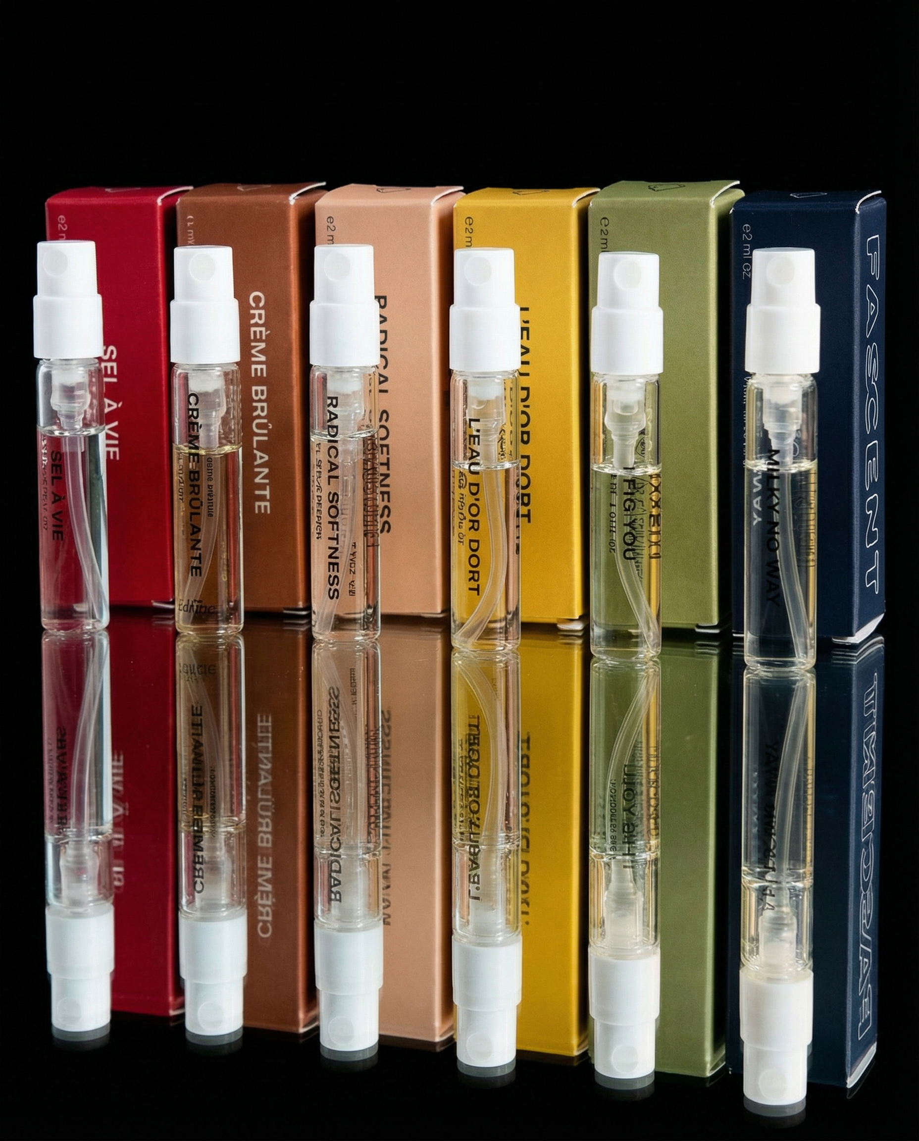 KIT DÉCOUVERTE 5x2ml + échantillon Crème Brûlante 2ml = 6 échantilons